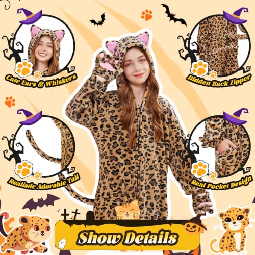 Halloween Cat Costume for Girls - Animal Costume Dress Up Gifts for Kids Secondary image
