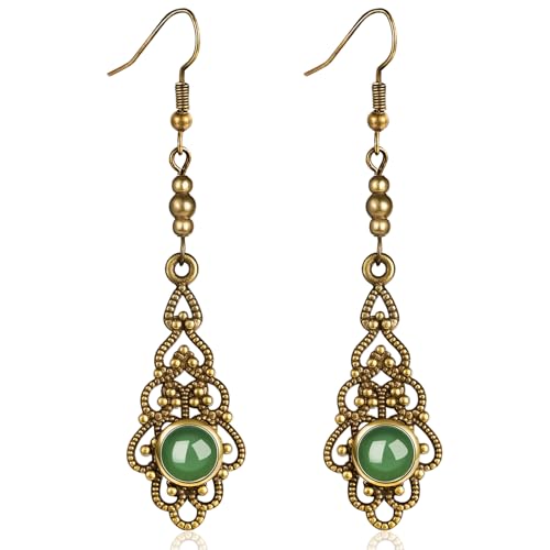 Silver/Gold Boho Dangle Statement Earrings for Women Trendy,Handmade Vintage Dainty Cute Long Drop Summer Earrings,fashion Accessories Jewelry Gifts