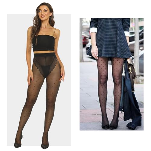 Patterned Sheer Tights – 20 Denier Secondary image
