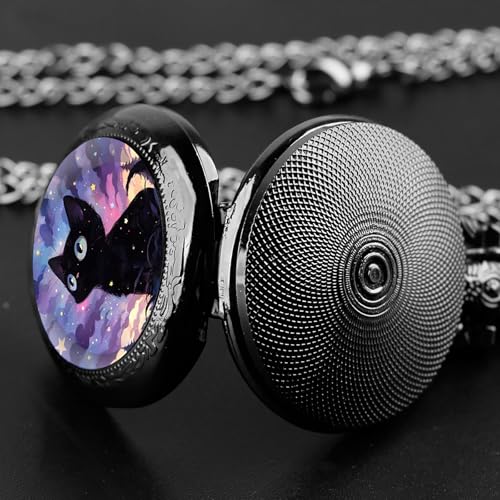 Vintage Pocket Watch for Women Men Graphic Design Quartz Pocket Watche