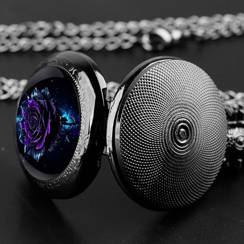 Vintage Pocket Watch for Women Men Graphic Design Quartz Pocket Watche