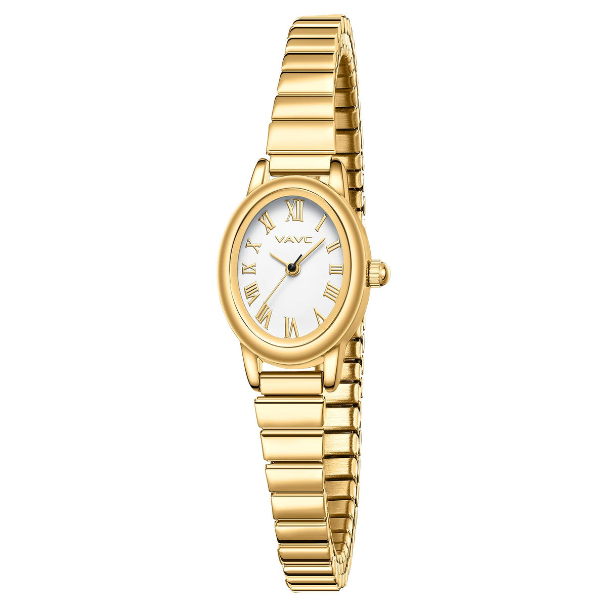 Small Gold Watches for Women,Analog Womens Watch with Stainless Steel