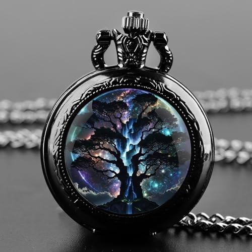 Classic Glass Dome Unisex Arabic Numerals Dial Quartz Pocket Watch Wom