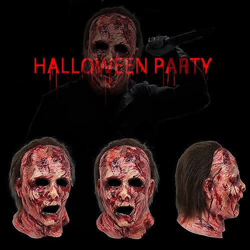 Scary Mask Horror Bloody Halloween Cosplay Mask Creepy Accessories