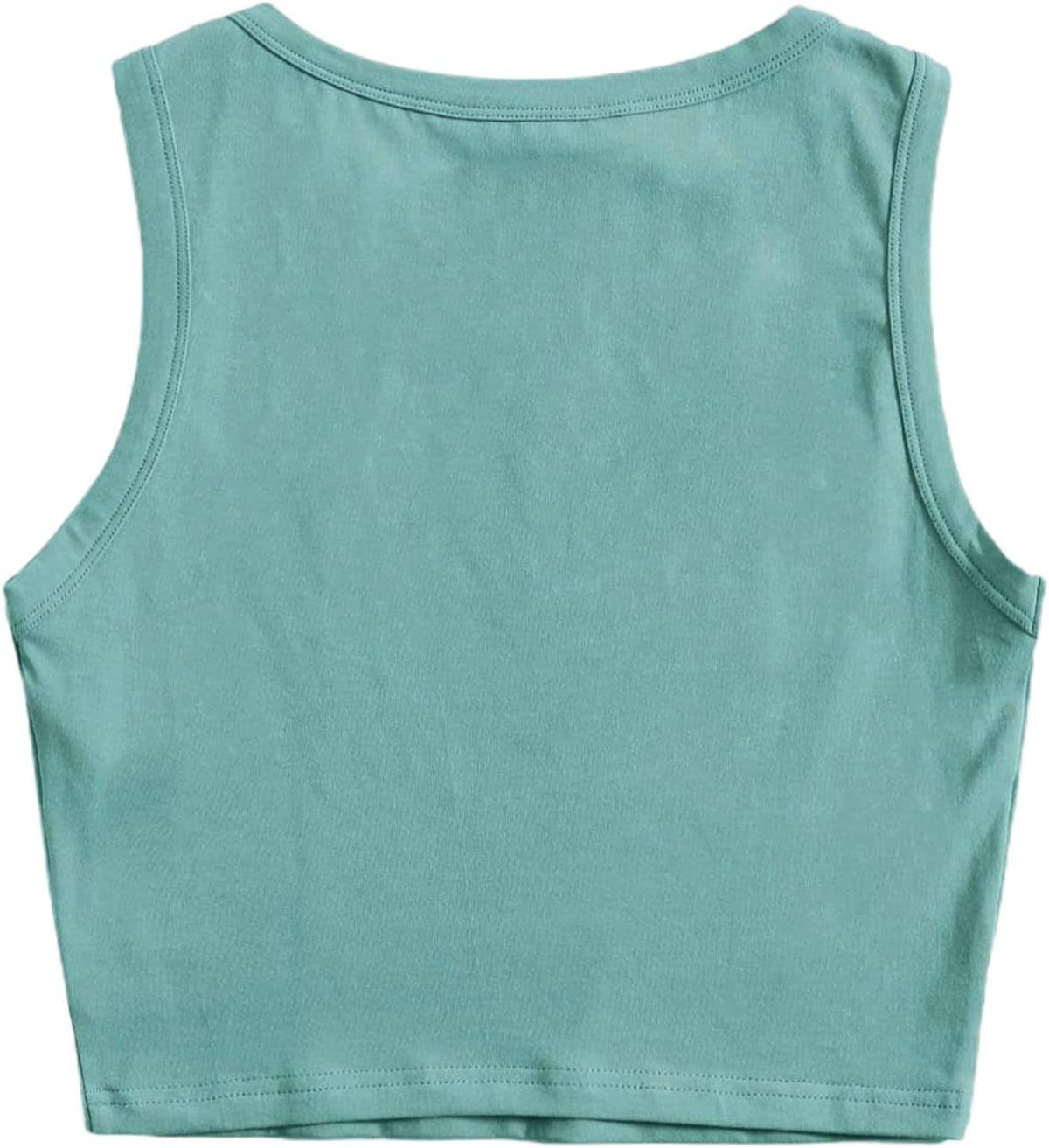 Remidoo Crop Tops for Women Casual Cropped Tank Top Summer Sleeveless Shirts