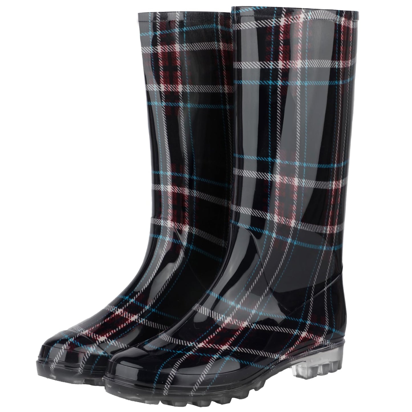 Tall Rain Boots For Women, Knee High Waterproof Slip On