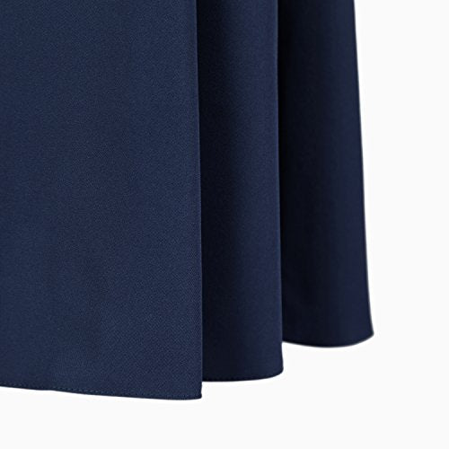 Urban CoCo Women's Knee Length A Line Midi Skirt Casual Work Elastic High Waisted Skirts with Pockets