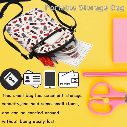 DR.P Beverage Crossbody Sling — Animal Print Drinks-Lovers Gift