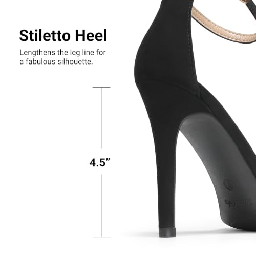 DREAM PAIRS Women's High Heels Stilettos Sandals