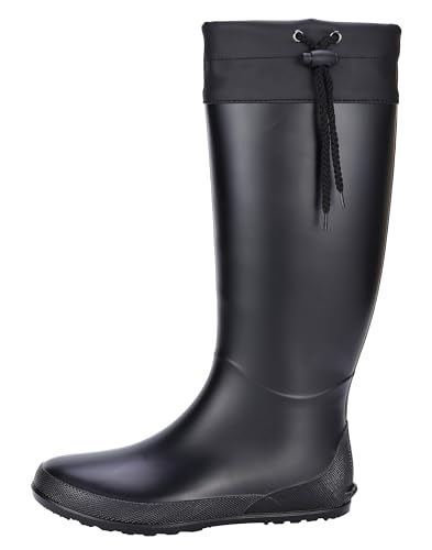 Women's Packable Lightweight Tall Rain Boots