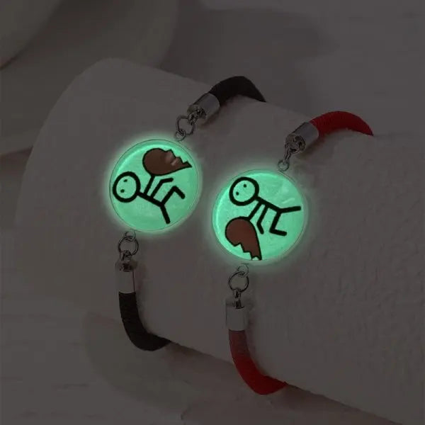Colorful Luminous Couple's Bracelets of Significance