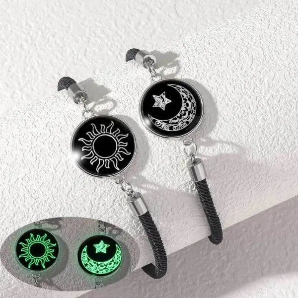 Colorful Luminous Couple's Bracelets of Significance Secondary image