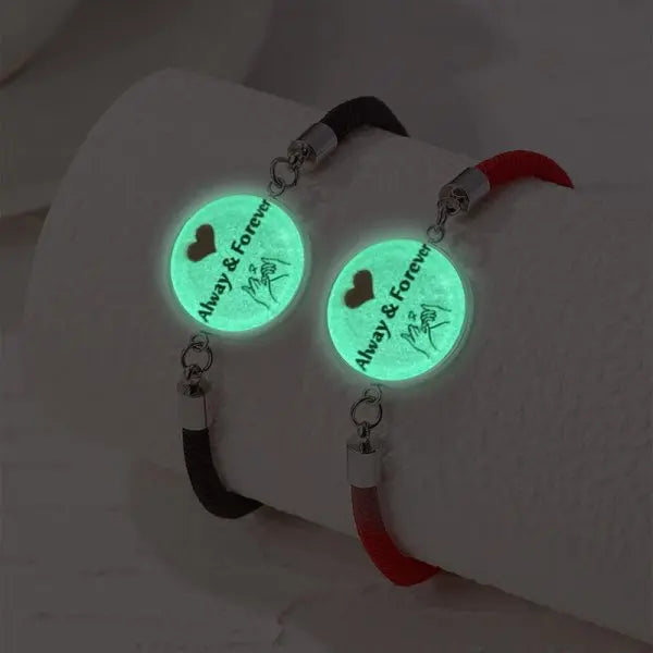 Colorful Luminous Couple's Bracelets of Significance