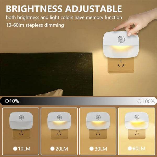 LED Night LED Light 220v Wall Lamp for Home Aisle wc Hallway Stair Kitchen Bedroom Night Lamp