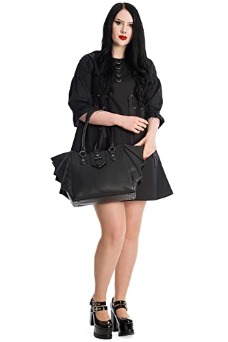 Women's Gothic Annabelle Bat Winged Crossbody Purse Secondary image