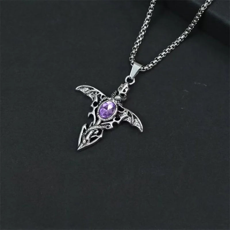 Supreme Retro Gothic Adorned Necklace Main image