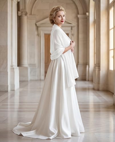 Geyoga Women Velvet Scarfs Shawl and Wrap for Evening Dresses