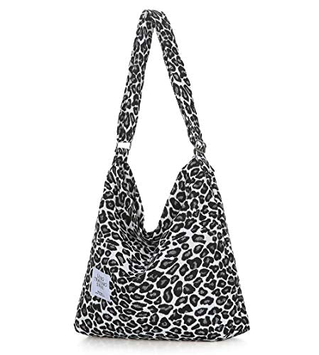 Retro Large Canvas Shoulder Bag — Hobo Crossbody Casual Tote