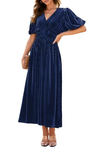 Velvet Maxi Dress Fall Wedding Guest Dress Cocktail Dress 2026