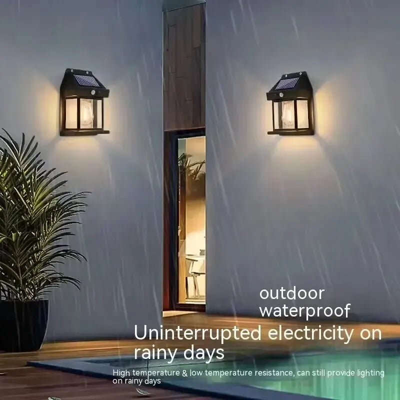 Powerful Solar Wall LED Light Sensor Solar Energy Wall Lantern LED