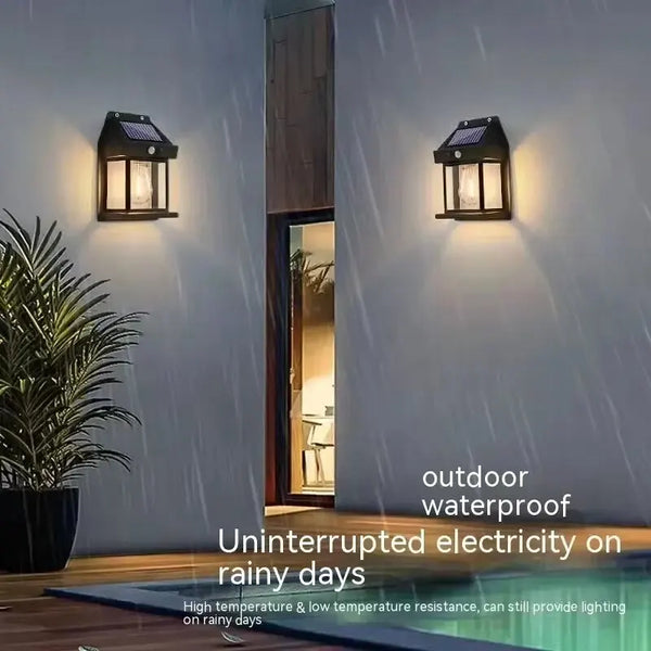 Powerful Solar Wall LED Light Sensor Solar Energy Wall Lantern LED