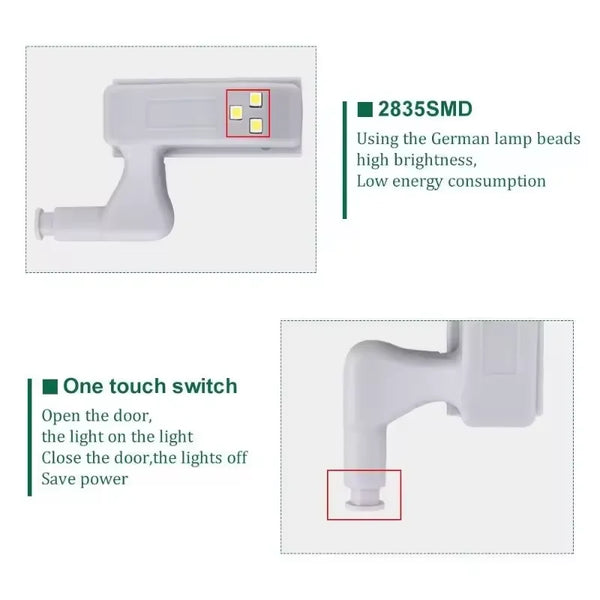 10pcs/set Kitchen Cupboard LED Light