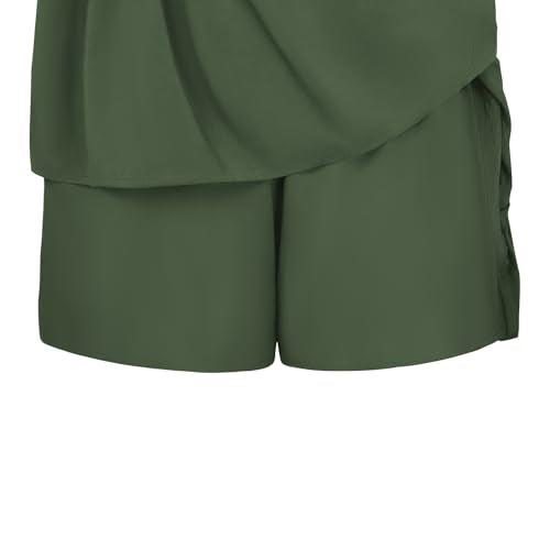 Scarlet Darkness Women Renaissance Pirate Flowy Mini Skirts with Shorts