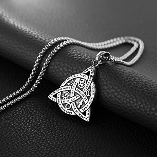 Triple Goddess Celtic Knot Necklace