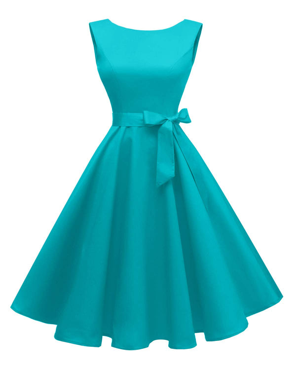 Sleeveless Vintage 1950s Cocktail Dress