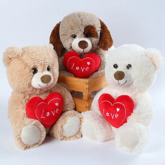 Valentine's Teddy Bear - Romantic Plush Gift