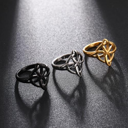 Celtic Witch Knot Necklace - Trinity Symbol