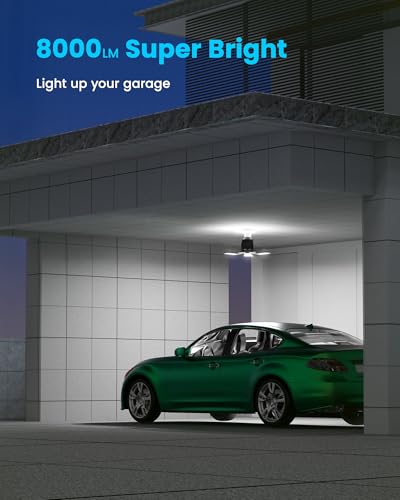 Motion Sensor Garage LED Light Bulb Indoor for Basement, Attic (1 Pack)