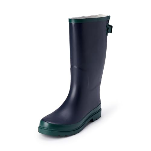 Women's Waterproof Tall Rain Boot With Adjustable