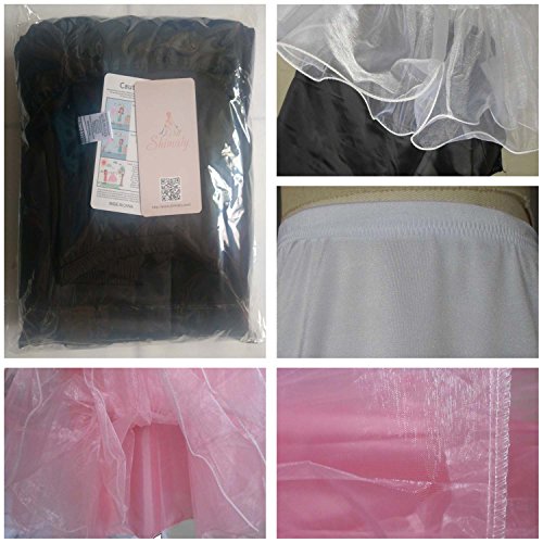 Women's 50s Vintage Petticoat 26" Crinoline Rockabilly Tutu Skirt Slip S-3XL