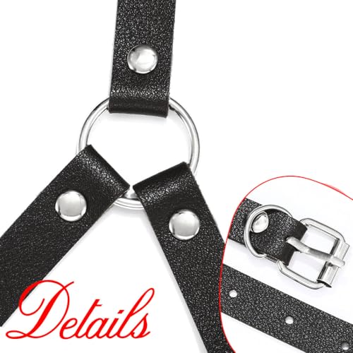 Leather Leg Harness Thigh Black Fashion Rave Body Accessories for Women