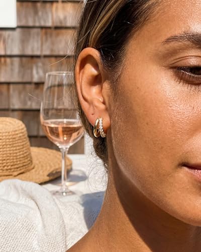 Gold Hoop Earrings for Women Huggie Hoop Earrings Jewelry Gifts Secondary image
