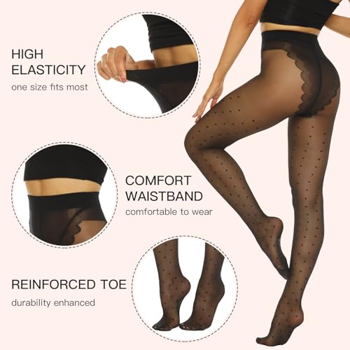 Patterned Sheer Tights – 20 Denier