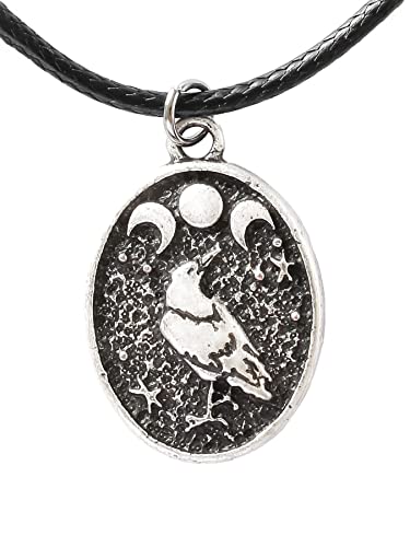Triple Moon Goddess Necklace - Lunar Phase Jewelry Main image