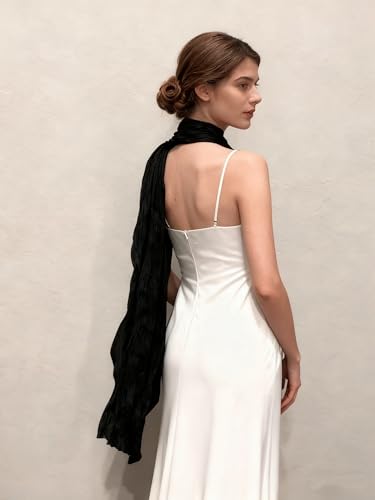 Geyoga Women Crushed Velvet Shawl Wrap Evening Dresses