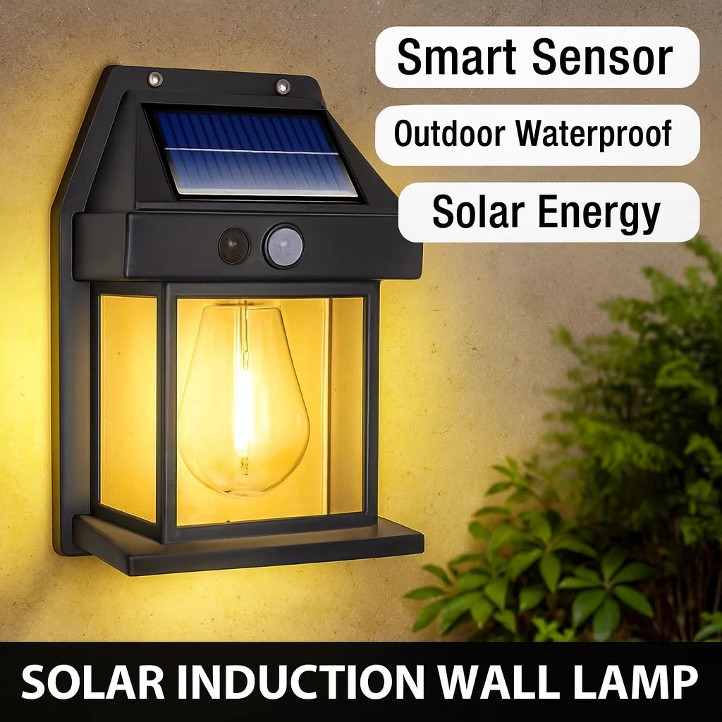 Powerful Solar Wall LED Light Sensor Solar Energy Wall Lantern LED Main image