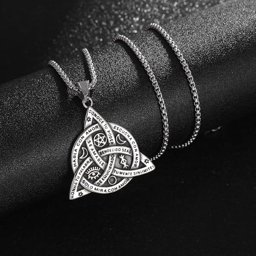 Triple Goddess Celtic Knot Necklace Secondary image