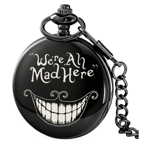 Smooth Pocket Watch Alloy Steel Quartz Roman/Arabic Numerals with 37cm