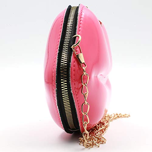 Red Lip Clutch Purse