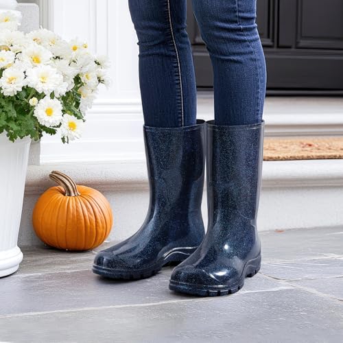 Women's Mid Calf Rain Boots