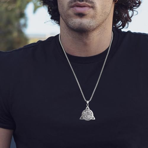 Triple Goddess Celtic Knot Necklace
