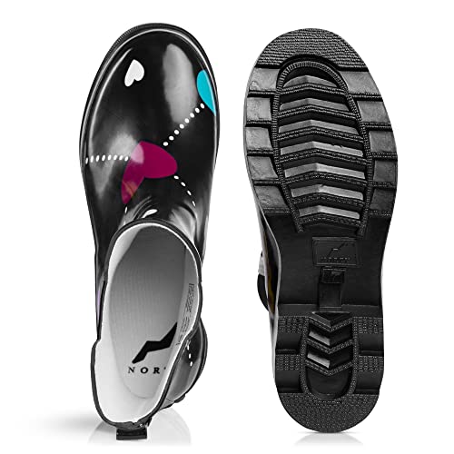 Womens Ankle Rain Boots - Ladies Waterproof Winter Spring