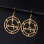 Demon Symbol Sigil of Lilith Magical Pendant Witchcraft Earrings