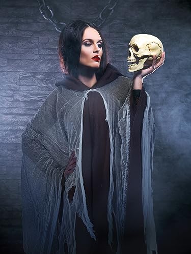 Geyoga Grim Reaper Costume for Adults, Halloween Cloak