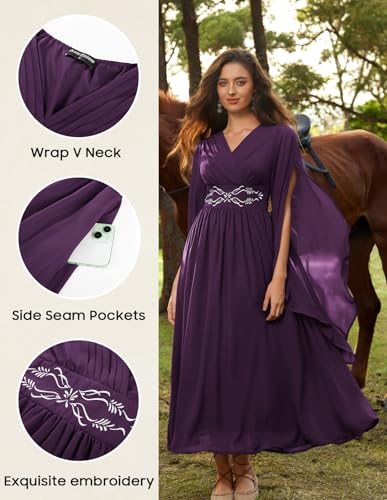 Scarlet Darkness Women's Renaissance Costume V Neck Medieval Fairy Dresses