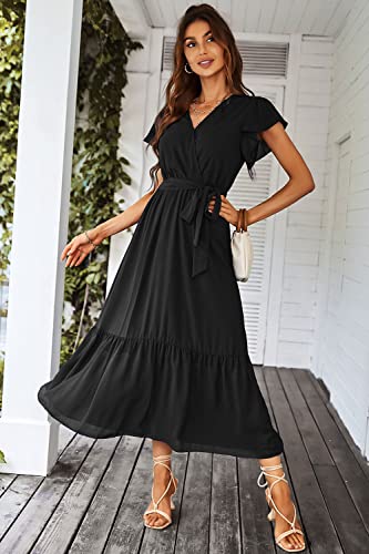 PRETTYGARDEN Women's Summer Floral Boho Maxi Dress